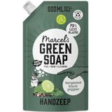 Handzeep - Zwarte Peper & Bergamot - Biologisch Afbreekbaar - Navulverpakking