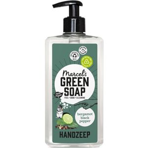 Marcel's Green Soap - Handzeep - Zwarte Peper & Bergamot - 300ml - Vegan
