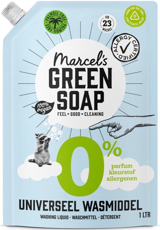 Marcel's Green Soap - La Lessive Universelle - 1 L - Vegan - Biologisch Afbreekbaar