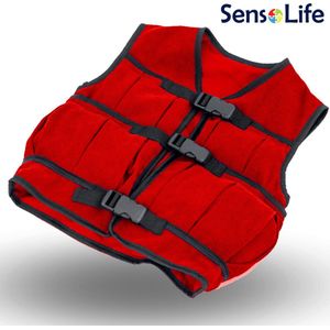 Verzwaringsvest voor kinderen - maat XS <110cm - 1,80 kg - rood