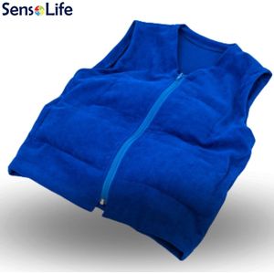 Verzwaringsvest voor kinderen - M (125 - 140 cm) - 1,50 kg - blauw