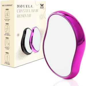 Movela® Crystal Hair Removal - Roze - Crystal Hair Eraser - Crystal Hair Remover - Kristalpad - Ontharing - Haarverwijderaar - Epilator - Bleame - Hair Eraser - Pijnloos