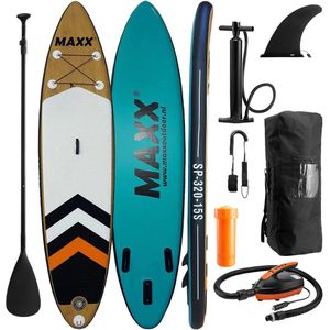 Maxxoutdoor SUP Board Ladoga Wood & Blue Edition - 320cm