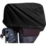 Maxxcovers Buitenboordmotorhoes - 80x50x60cm - Vanaf 100 PK - Zwart