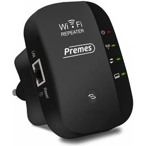 Premes WiFi Versterker Stopcontact - 300 Mbps - Internet Kabel - NL Handleiding