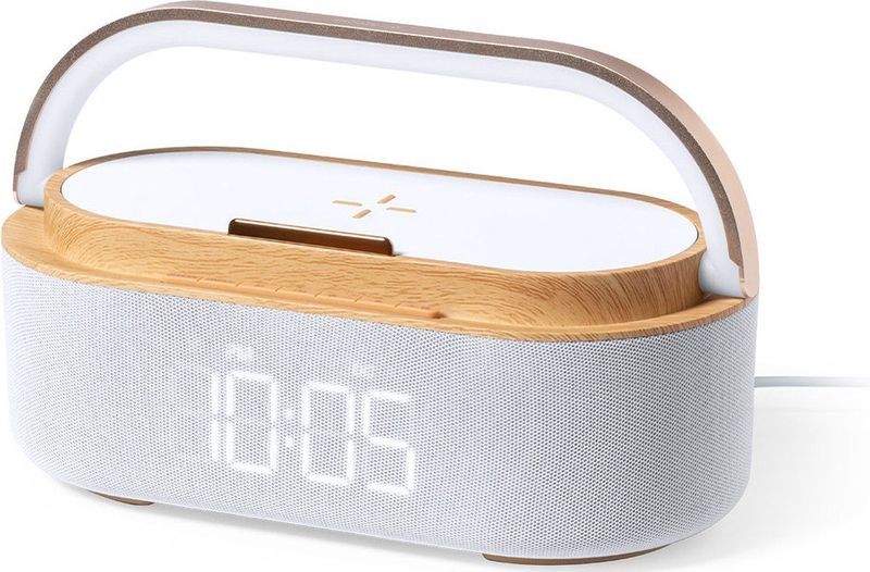 Digitale Wekkerradio - Draadloze Oplader - Bluetooth Speaker - Snoozefunctie
