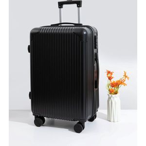 Travli Handbagage Koffer - Reiskoffer - Trolley Handbagage - 35L - Spinner Wielen - Zwart