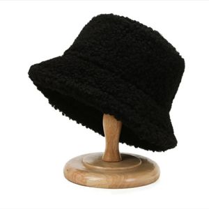 Teddy Bucket Hat Zwart - Vissershoed - Fluffy - Furry - Teddy Cap - Pet - Teddy Hoed - Festival - Muts - Beanie - Winter Hoed - Beren Hoed - Verstelbaar