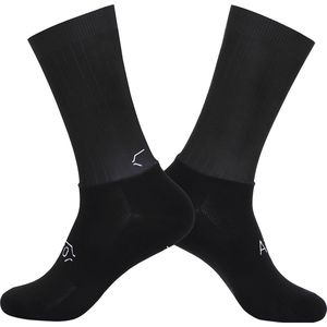 Airoman.cc - Airo 'Signature' - Aero Sokken AS1 - Zwart - Maat M (37-42) - Wielrennen/MTB/Gravel/Tijdrijden