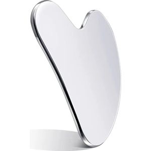 Gua Sha Steen Metaal - Roestvrij Staal - Onbreekbaar - Inclusief Metalen Giftbox