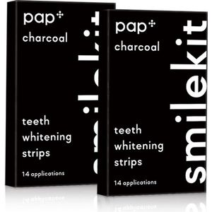 SmileKit - Teeth Whitening Strips - Duo Pack + Bamboe tandenborstel - Tandbleek strips - Tandbleekset - Witte Tanden - Hismile