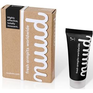 nuud - natuurlijke, vegan deodorant crème - Starter Black - 1x15ml
