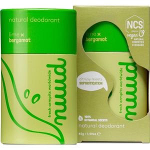 nuud - Natuurlijke Deodorant - Limoen x Bergamot - Vegan - 48 uur Effectief