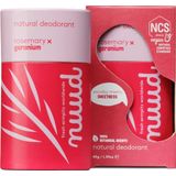 Nuud - Natuurlijke Vegan Deodorant - Rozemarijn x Geranium Stick - 48 Uur Effectief