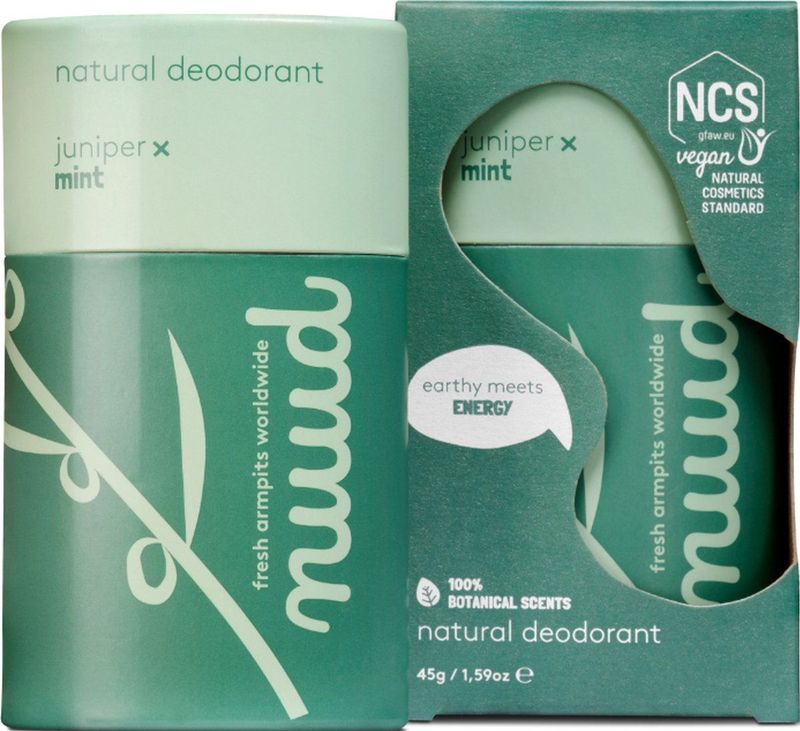 Nuud - Natuurlijke Vegan Deodorant - Jeneverbes x Munt - Stick