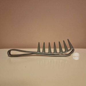 Brede kam - Grijs - Haarkam - Shark - Anti klit - Kapper - Haar - Kam - Tandstructuur - Breed