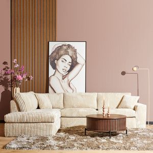 MySofa Hoekbank Teddy Beige Links