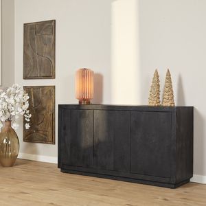 Starfurn - Dressoir Brussel - Zwart - 150 cm - Hoogwaardige Materialen