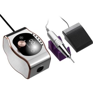 Louzella Premium Nagelfrees elektrisch - Nagelvijl elektrisch - Manicure set electrisch - 35000 RPM - Inclusief 6 bitjes