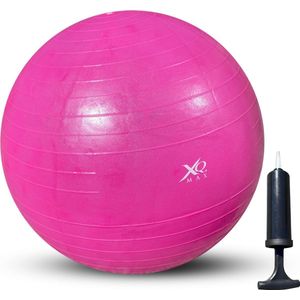 Yoga bal - Fitness bal - Inclusief gratis pomp - 75 cm - Roze