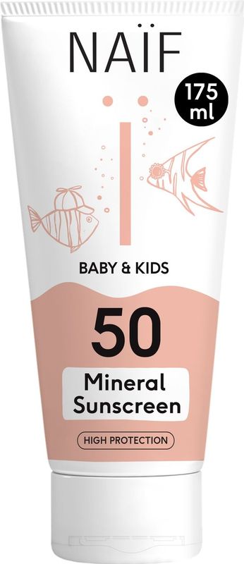 Naïf - Baby & Kids Sunscreen - SPF50 - Zonnebrand - Natuurlijk Filter