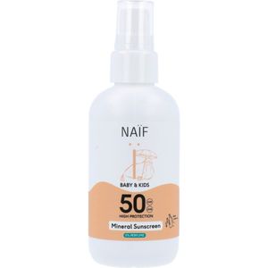 Naïf - Minerale Zonnebrandspray - Baby's & Kinderen - 0% parfum - SPF50 - 100ml