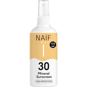 1+1 gratis: Naif Minerale Zonnebrand Spray SPF 30 175 ml