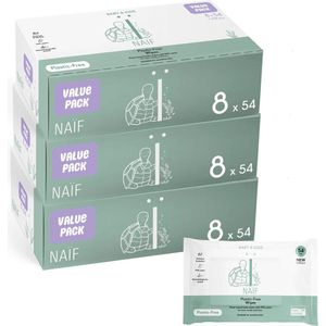 Naïf - Billendoekjes - Plasticvrij - Eucalyptusvezels - 100% Vegan
