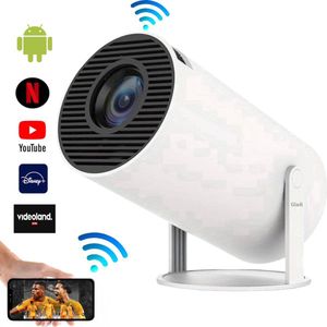 Magcubic - Ultieme Draagbare WiFi 6 Mini Beamer - 200 ANSI Lumen - Projector Streamen - HY300 - BT 5.0 - Android - Home Cinema