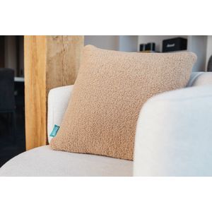 Qnuss Elektrische Warmtekussen - Infraroodwarmte - Oplaadbaar - Draadloos - Chai latte - 45x45 - Inclusief Powerbank