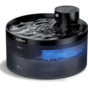 Cellavi - Draadloze Drinkfontein - Waterfontein Honden & Katten - 3.2L - 4200mAh Batterij