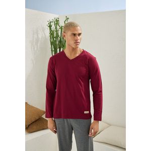 Heren Pyjama Set /Huispak Zaza / Bordeaux / maat M