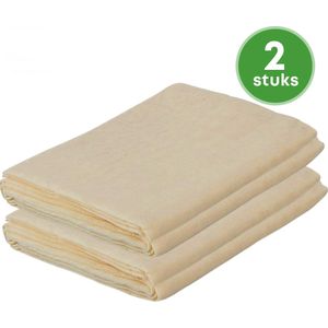 Zuroki 6 stuks chiffon stof voor koken, voedselkaasdoek om te koken, ongebleekte cheesecloth, 50 x 50 cm, katoen, kaas, filterstof voor de keuken, om af te druipen, koken, boter