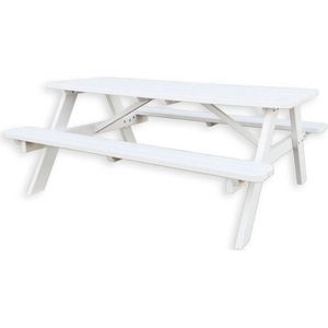 Picknicktafel Deluxe 180 x 70 cm - Wit