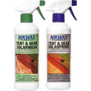 Nikwax Tent & Gear Solarwash 500ml & Solarproof 500ml