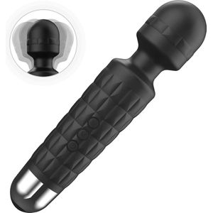 Vibrator - Royal empire L13-Massager - Zwart - Wand Vibrator - Clitoris Stimulator - Erotiek - Waterproof - Seksspeeltjes - Sex toys - Black - Voor haar - Voor Hem