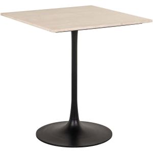 Richmond - Bistrotafel - Vierkant - Marmer Beige - IJzer
