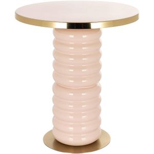 Richmond - Bijzettafel Bonsai - Roze - Ø46cm - IJzer