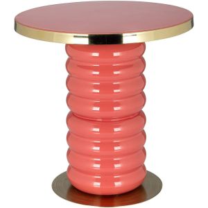 Richmond - Shirin - Bijzettafel - Roze - IJzer - Ø40cm
