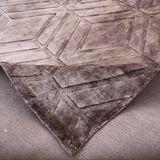 Richmond - Yoeri - Vloerkleed - Donkerbruin - Viscose