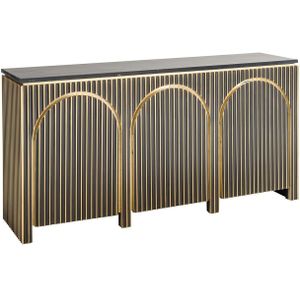 Richmond Dressoir Les Arcs Brass 160cm Brass - Marmer/Metaal/MDF