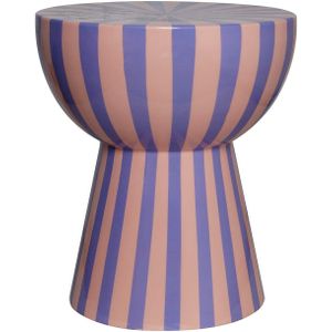 Richmond - Bijzettafel Valeria - Roze/Paars - IJzer - 34x34x40cm