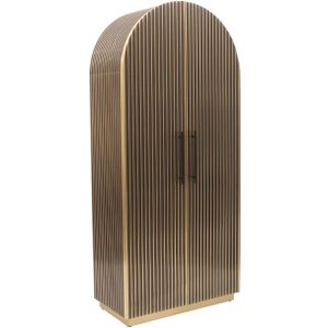 Wandkast Les Arcs 2-deurs (Brushed Gold)