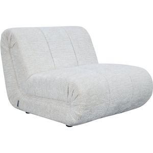 Richmond Fauteuil Kyli Lovely Crème Crème - Polyester/Gerecycled Hout