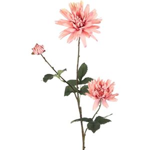 Viv! Home Luxuries Dahlia - zijden bloem - roze - 95cm