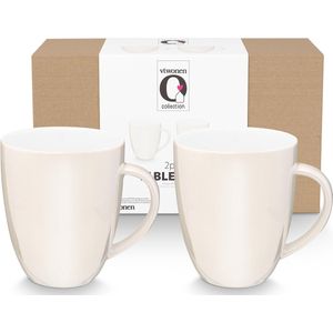 Mok vtwonen Mugs with Ear Pearl 250ml (Set van 2)