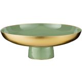 Serveerschaal Pip Studio Metal Mid Green 35x12,5 cm