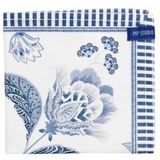 Servet Pip Studio Royal Regal Flower Blue (Set van 4)-40 x 40 cm