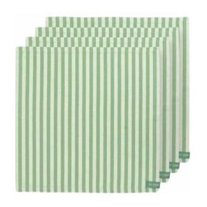 Pip Studio - Stripes - Servet - Lichtgroen - 100% Katoen - Set van 4