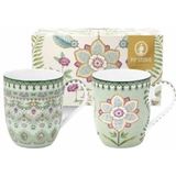 Pip Studio - Lily&Lotus - Mok - Lichtgroen - Set van 2 - 145 ml
